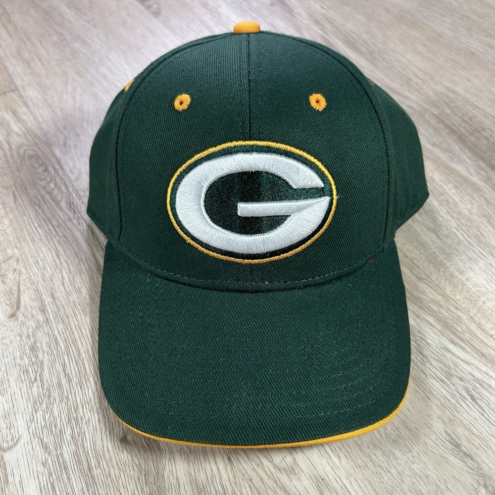 Green Bay Packers Snapback Hat NFL Football Team Apparel Green Yellow Cap